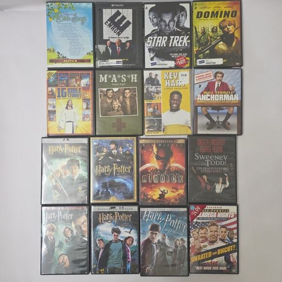 DVD Lot Of 16 Some Rare Titles Enron Sweeney Todd Harry Potter Domino Mash - Picture 2 of 4